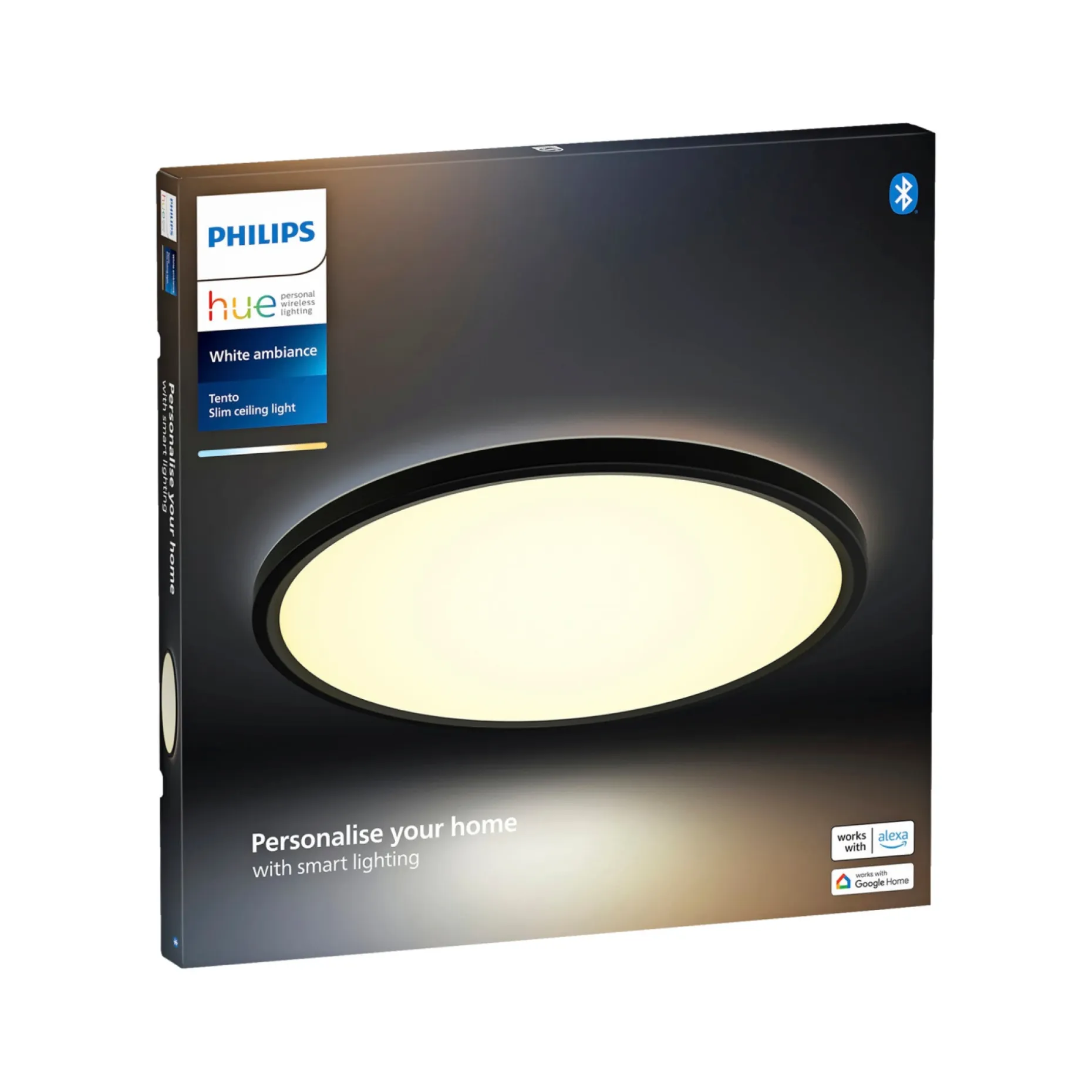 PHILIPS HUE TENTO WA SLIM LOFTPANEL 23W SORT 42,5 CM