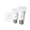 PHILIPS HUE W 2 X E27, BRIDGE & DIM. SWITCH STARTSÆT