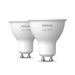 PHILIPS HUE W 2-PAK SMART LED PÆRE GU10 SPOT 5W