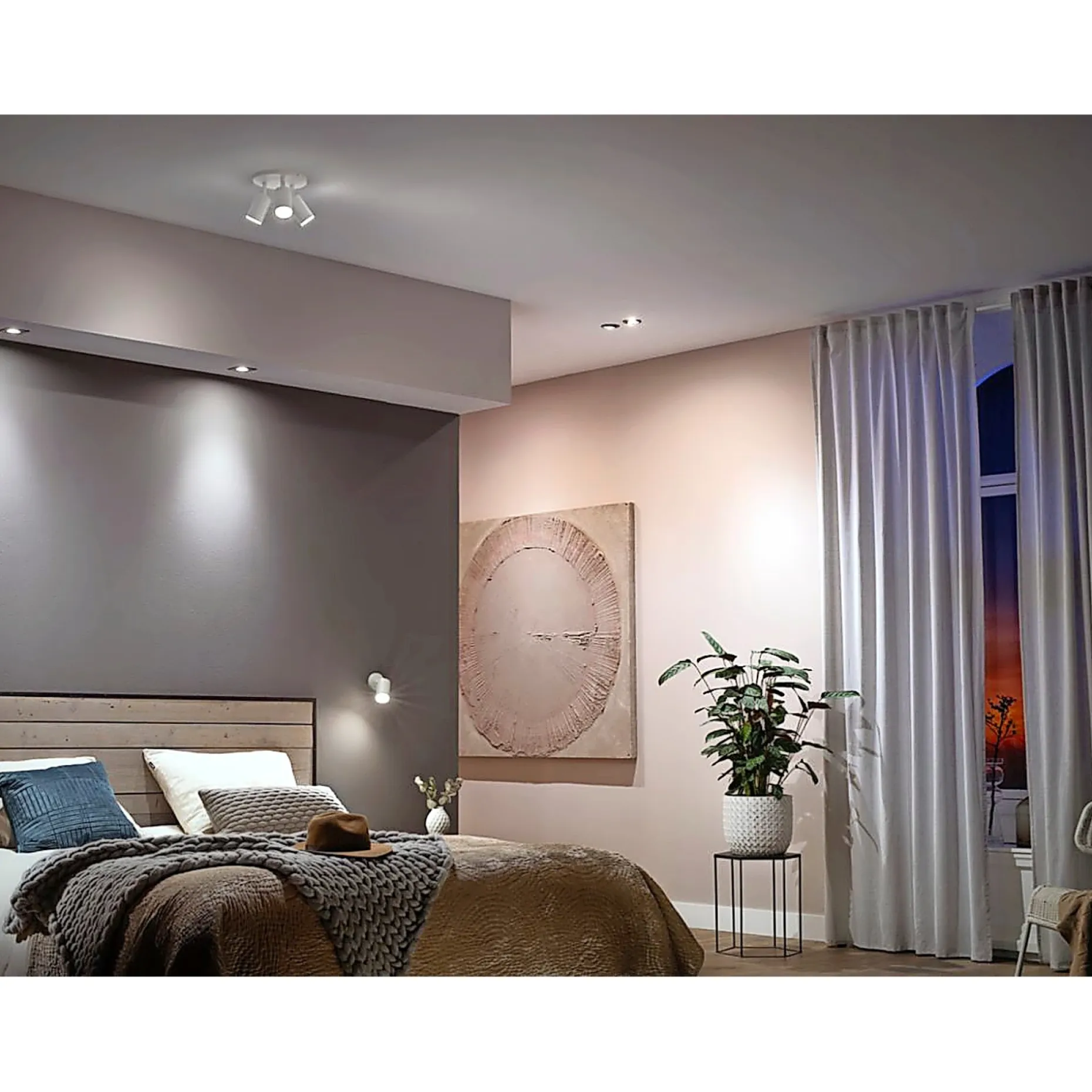PHILIPS HUE WA 2-PAK SMART LED PÆRE GU10 SPOT 5W