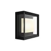 PHILIPS HUE WCA ECONIC SQUARE UDENDØRS VÆGLAMPE 15W SORT