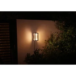 PHILIPS HUE WCA IMPRESS COLOR UDENDØRS VÆGLAMPE 16W SORT