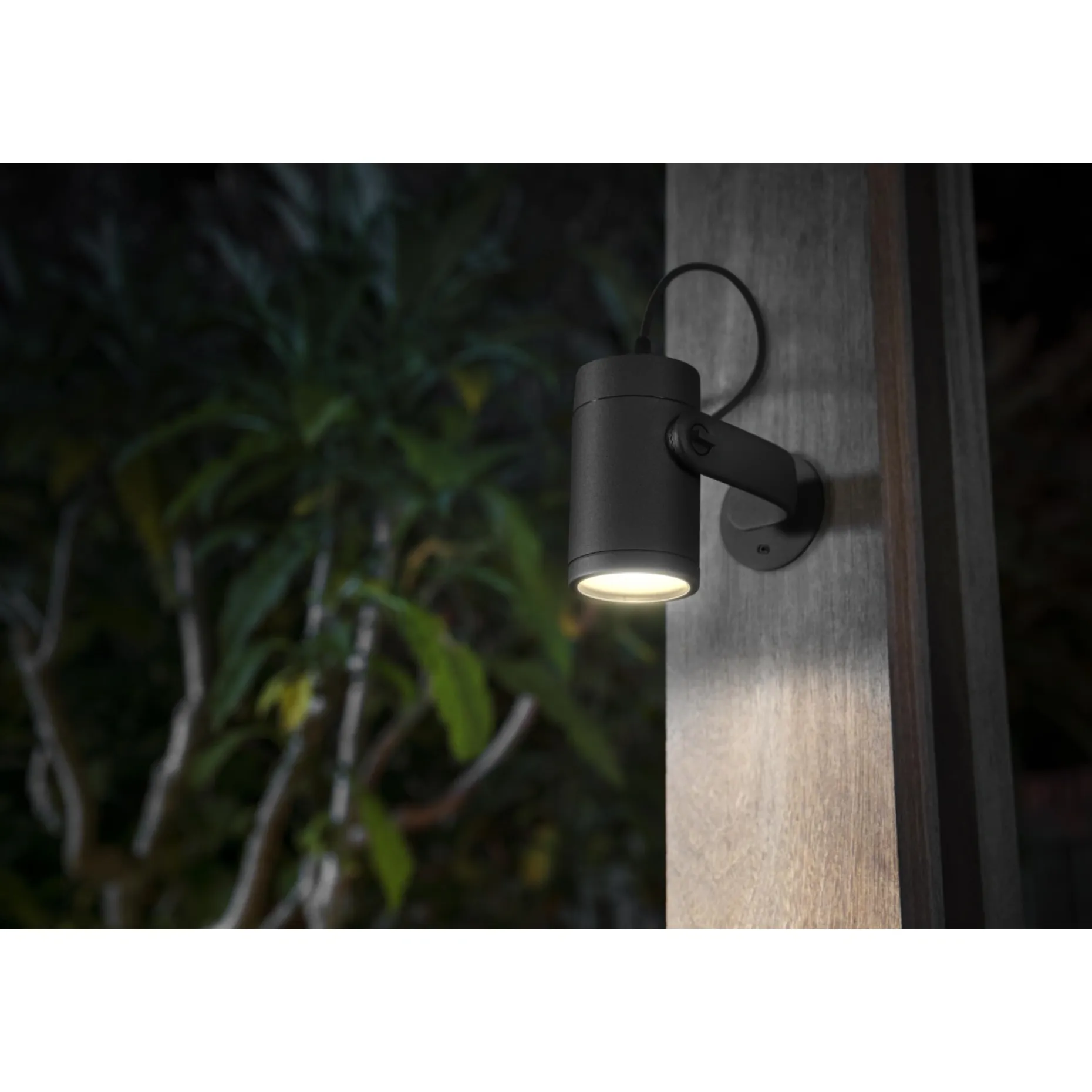 PHILIPS HUE WCA LILY UDVIDELSE SPOTLAMPE SORT INTEGRERET LED 8W