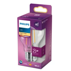 PHILIPS KLAR LED PÆRE STANDARD E27 2W