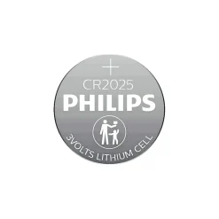 PHILIPS LITIUM CR2025 KNAPCELLE BATTERI 4 STK/PK