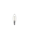 PHILIPS 2-PAK KLAR LED PÆRE KERTE E14 2W