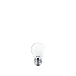 PHILIPS 2-PAK MAT LED PÆRE KRONE E27 4W
