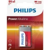 PHILIPS POWER ALKALINE 9V BATTERI 1 STK/PAK