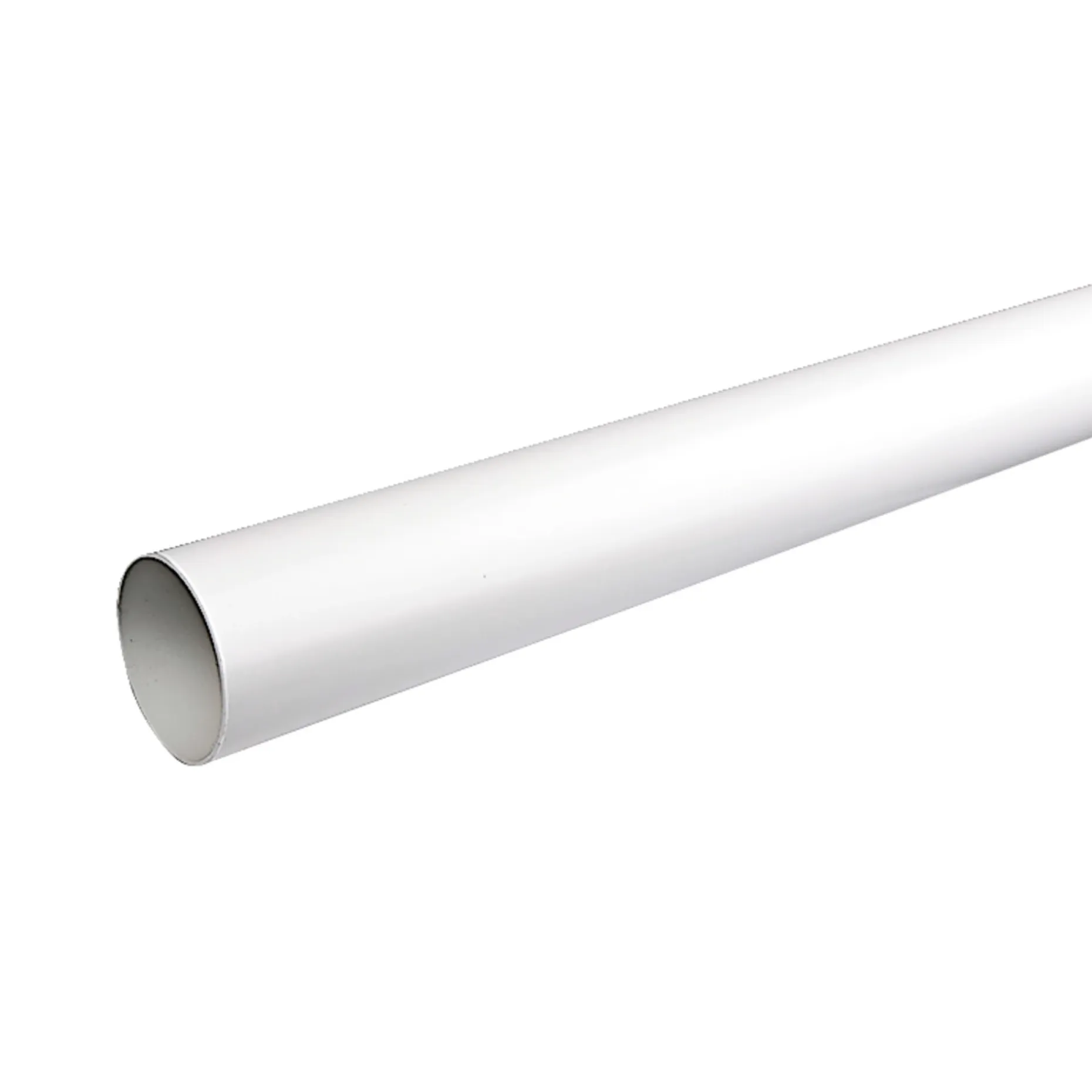 PLASTMO PLAST 75 MM X 3 M NEDLØBSRØR HVID
