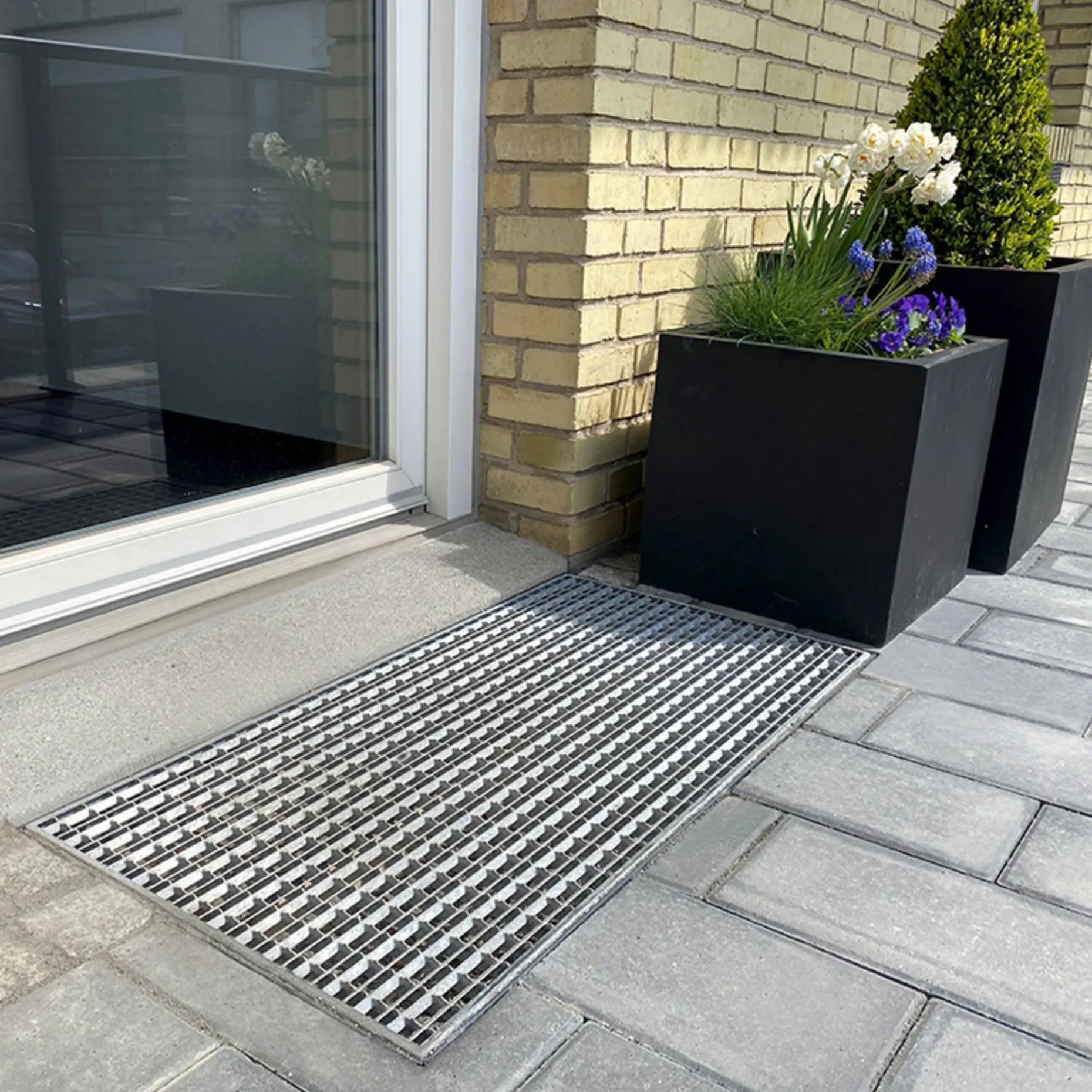 PLASTMO VARIO 30/10 MM 100X50 CM RIST 100X50 CM GALVANISERET STÅL