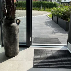 PLASTMO VARIO GUMMI DØRMÅTTE 100X50 CM ANTRACIT