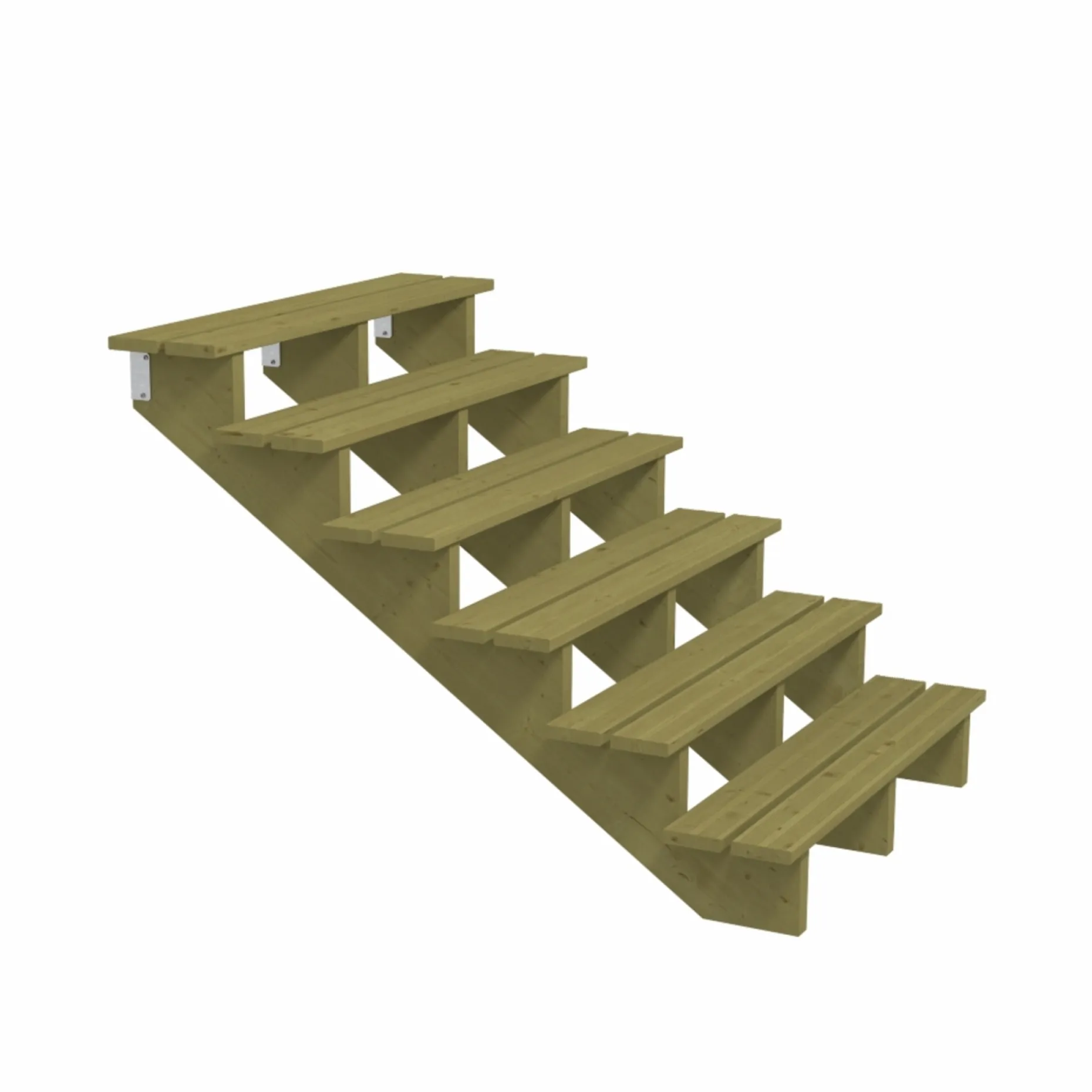 PLUS 6 TRIN TERRASSETRAPPE 1200 X 1050 MM