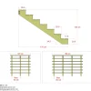 PLUS 7 TRIN TERRASSETRAPPE 1200 X 1220 MM