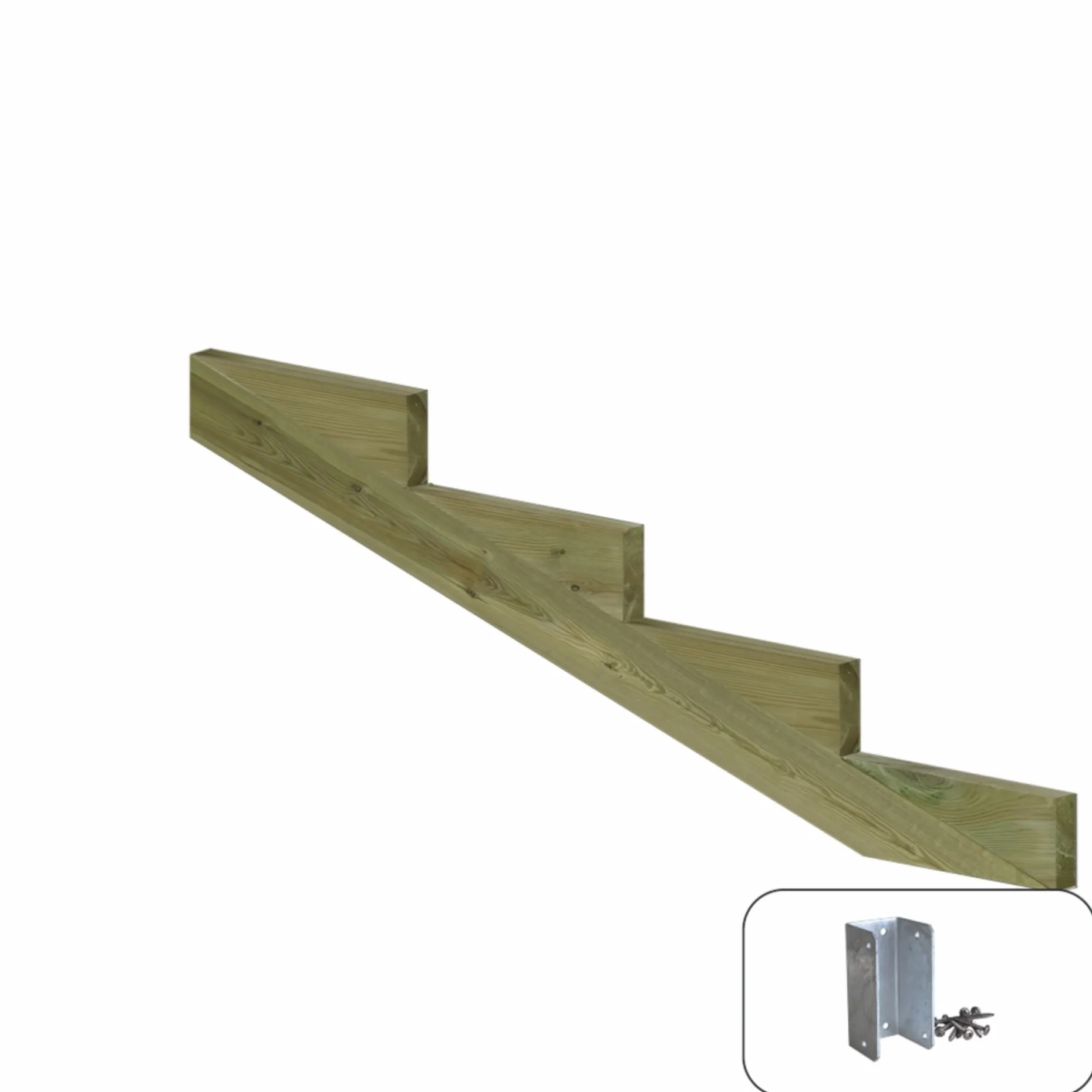 PLUS 4 TRIN TRAPPEVANGE 42 X 520 MM
