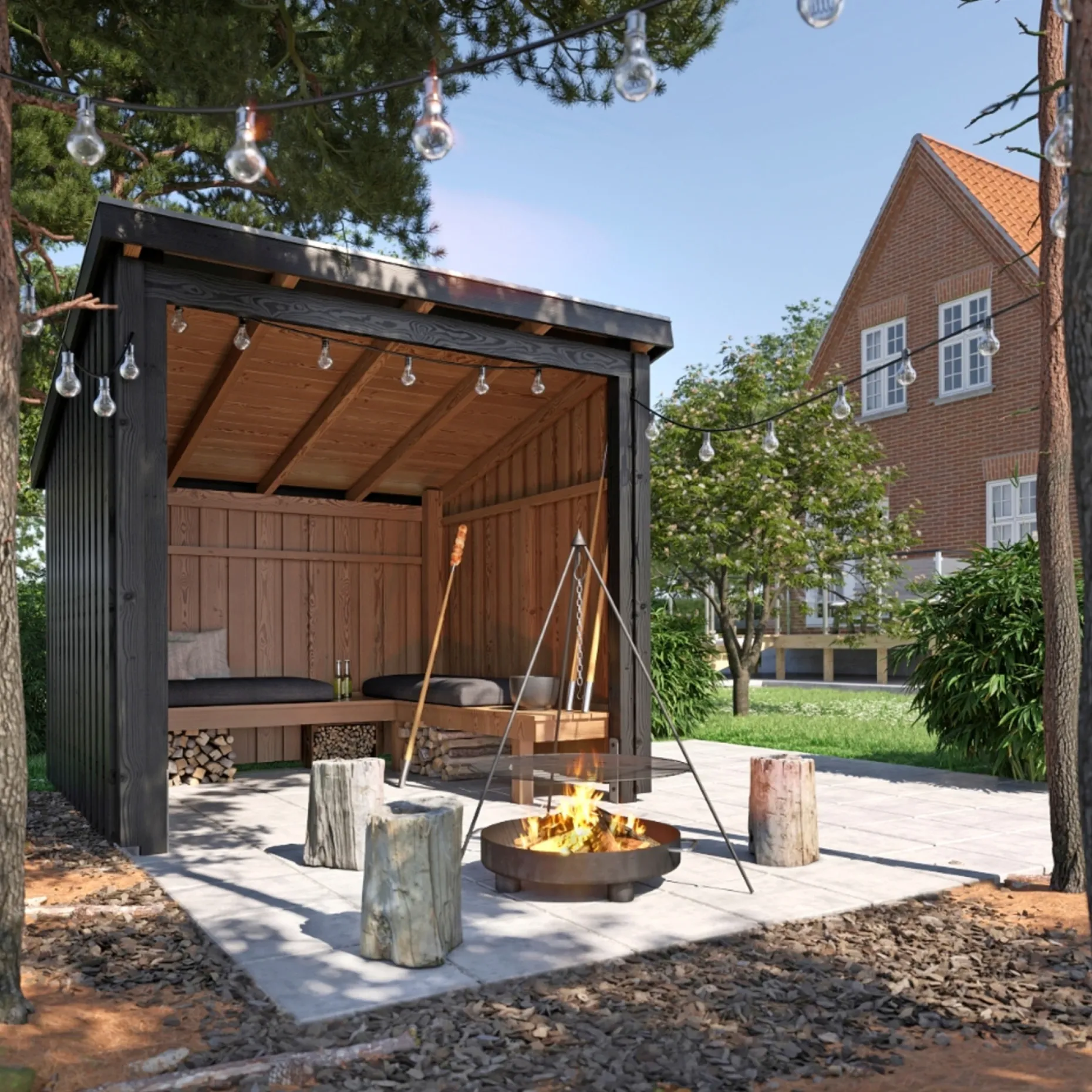 PLUS BÅLHYTTE 5 M²