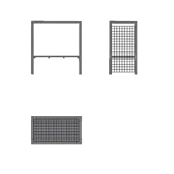 PLUS DAYLIFE STÅLESPALIER 2,1 M2