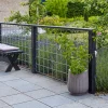 PLUS ESPALIER STÅL GALVANISERET LOOK 80 X 140 CM