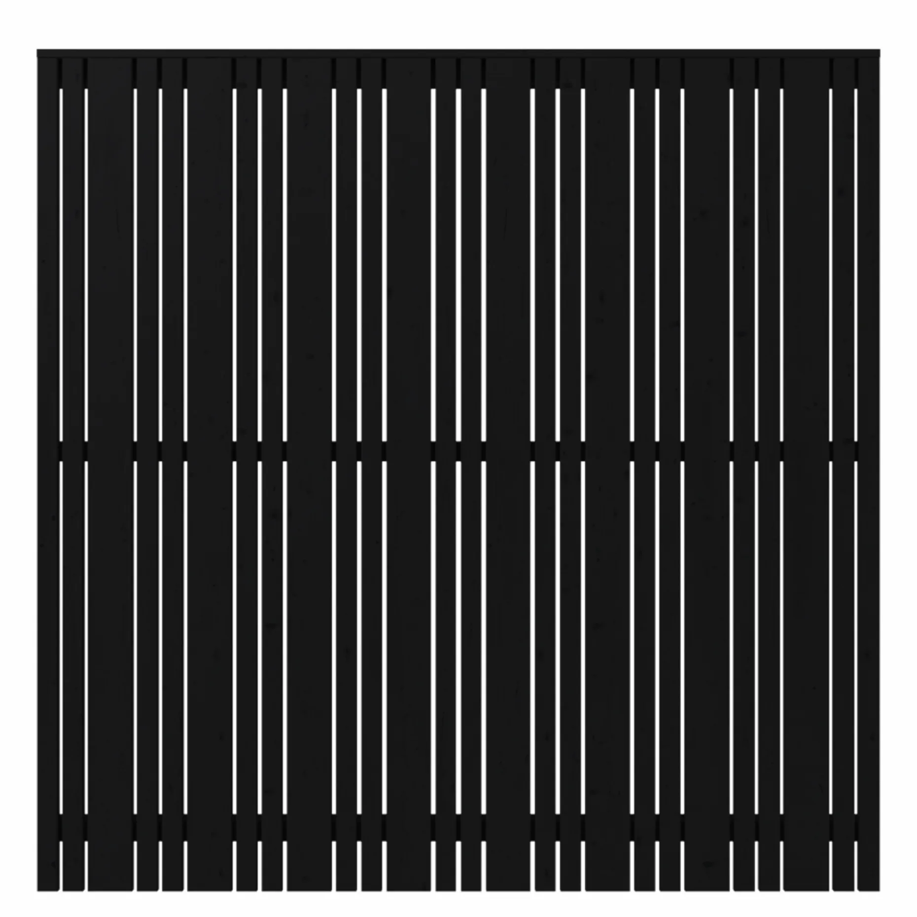 PLUS HEGN FUNGICIDBEHANDLET OG GRUNDMALET SORT 180 X 180 CM