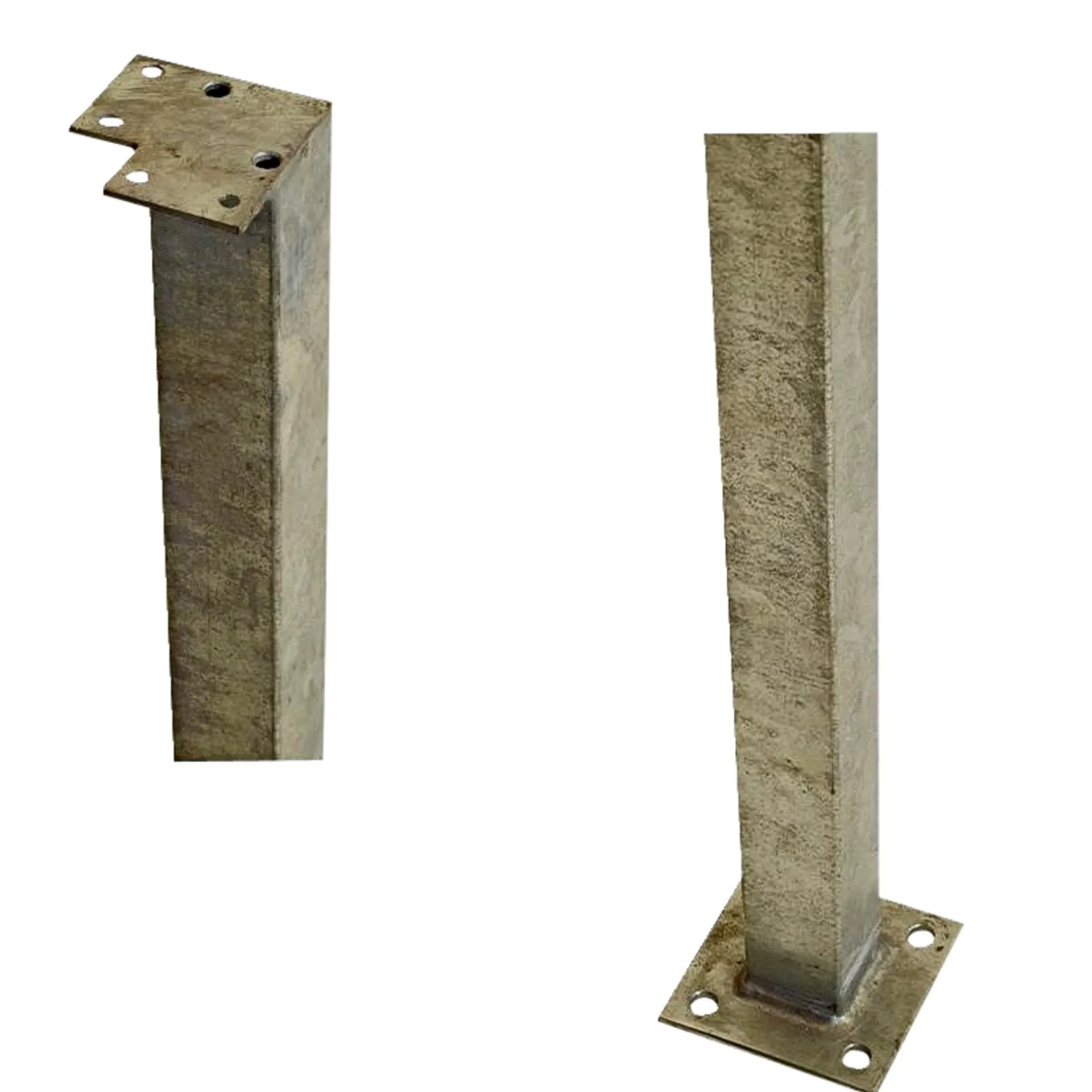 PLUS HJØRNE STÅLSTOLPE VARMGALVANISERET STÅL 4.50 X 4.50 X 103.30 CM