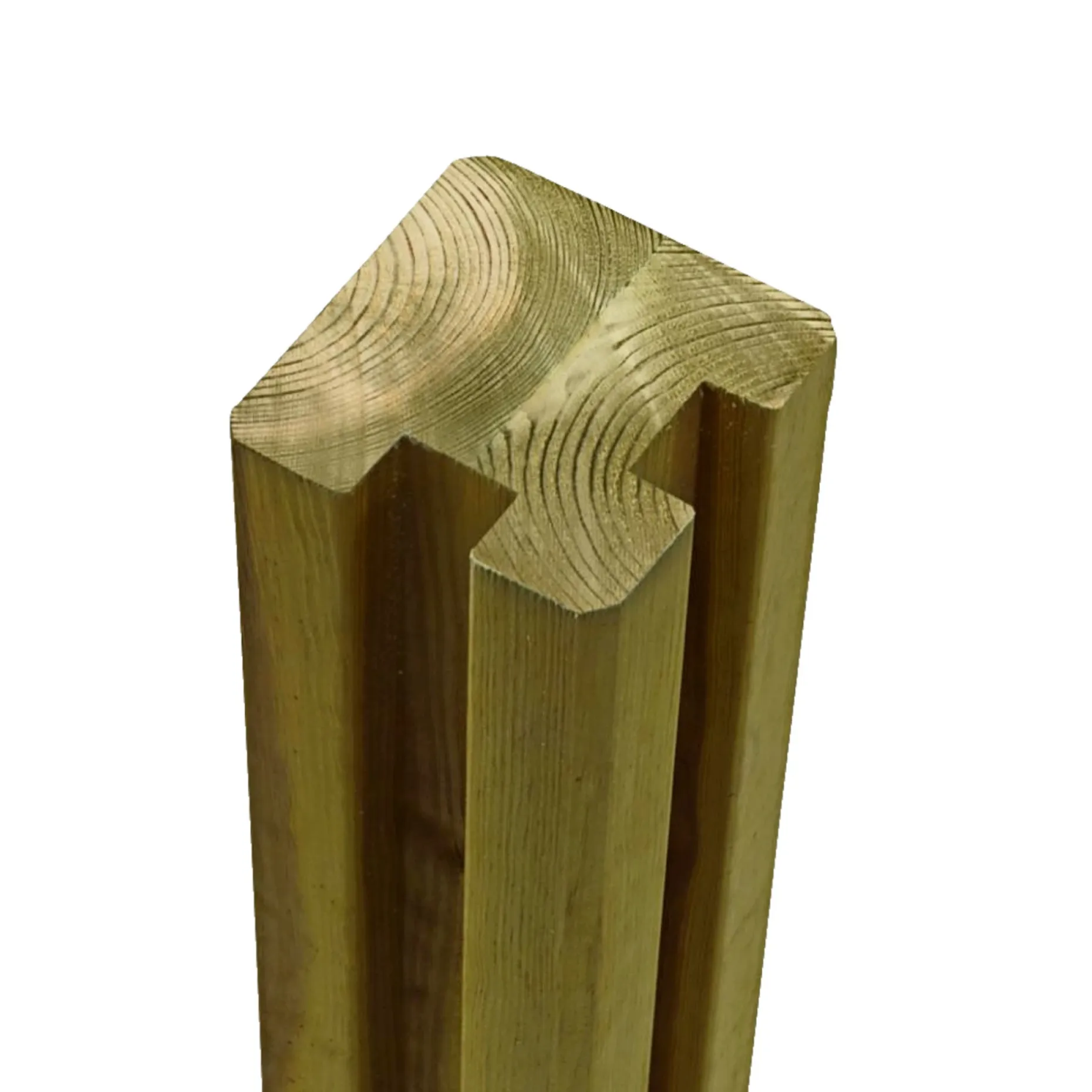 PLUS HJØRNESTOLPE TRYKIMPRÆGNERET NTR KLASSE A NATUR 9 X 9 X 268 CM