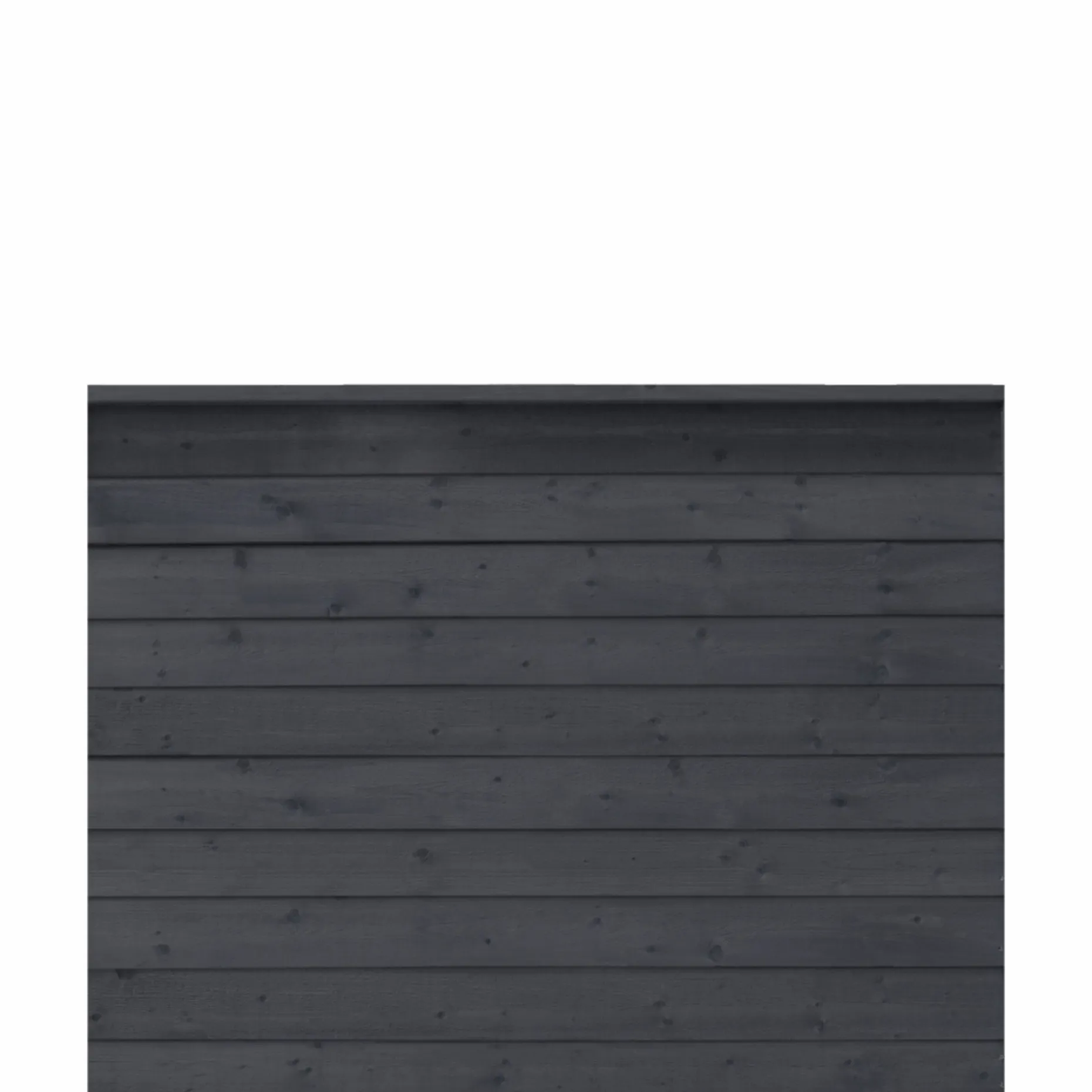 PLUS KLINK PROFILHEGN TRYKIMPRÆGNERET OG GRUNDMALET SORT 174 X 129 CM