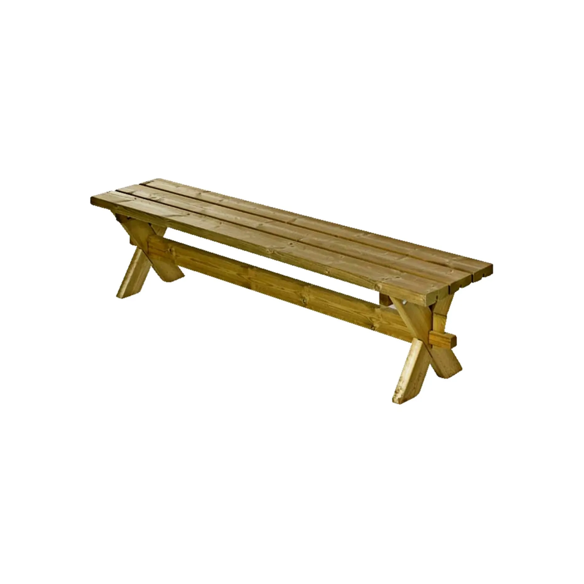 PLUS NOSTALGI PLANKEBÆNK NATUR 177 CM