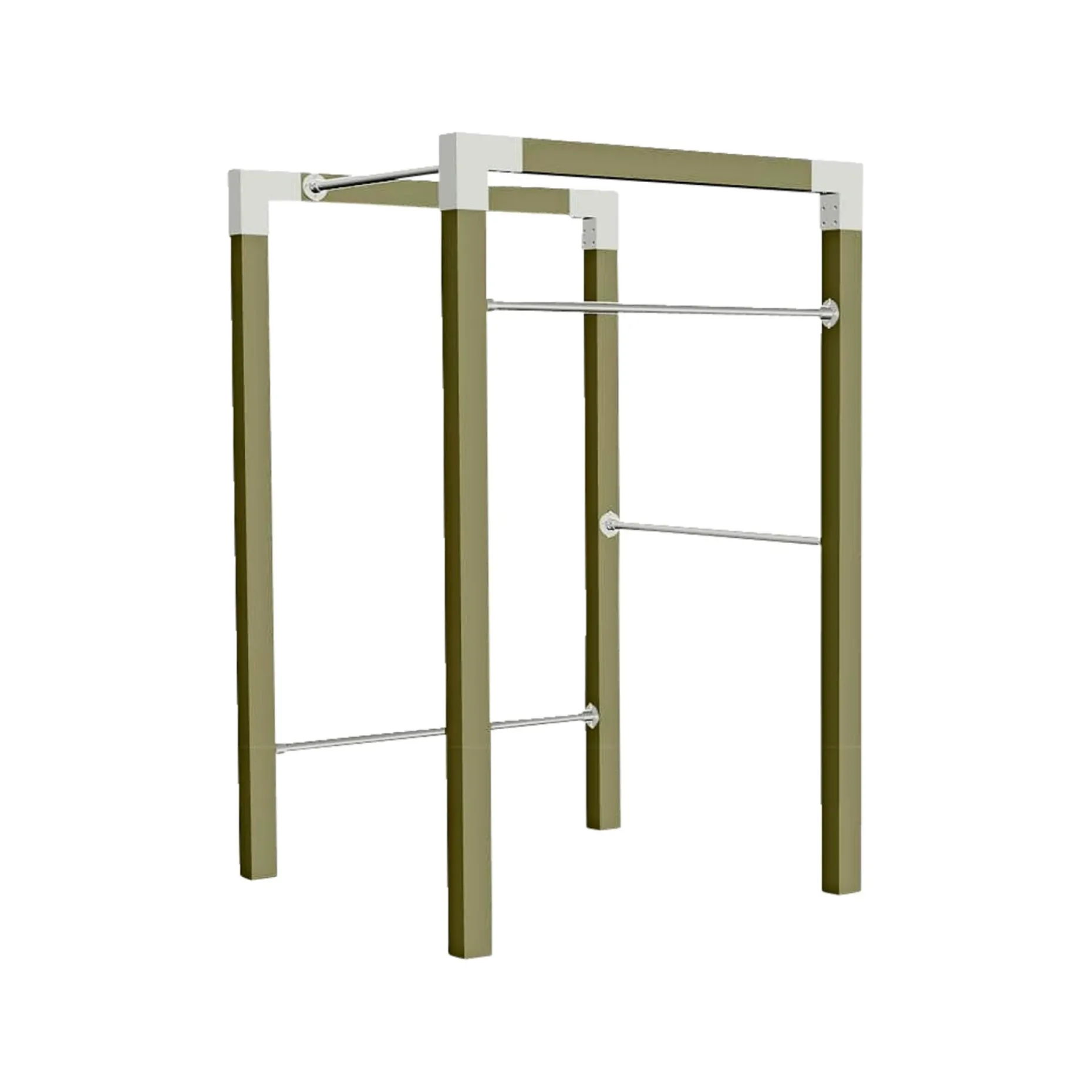 PLUS OUTDOOR FITNESSSTATIV 220 X 138 X 138 CM NATUR