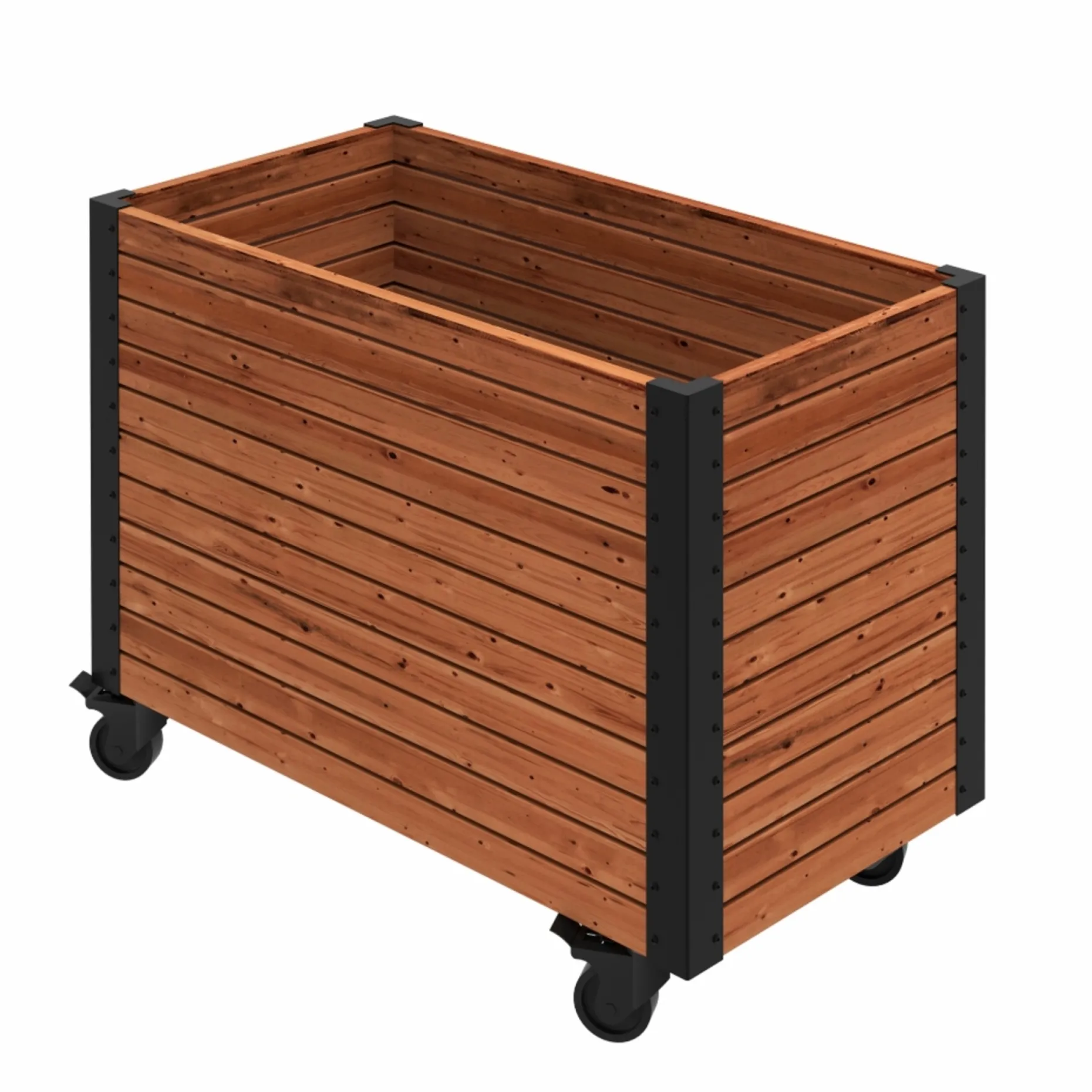 PLUS PLANTEKASSE GYLDENBRUN/SORT 65.50 X 47 X 87 CM