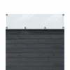 PLUS PROFILHEGN TRYKIMPRÆGNERET OG GRUNDMALET SORT 174 X 163 CM