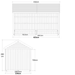 PLUS STANDARD HAVEHUS 10 M²