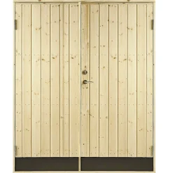PLUS VIBO UDHUSDØRE DOBBELT UDHUSDØR 105 X 1512 X 1878 MM HØJRE