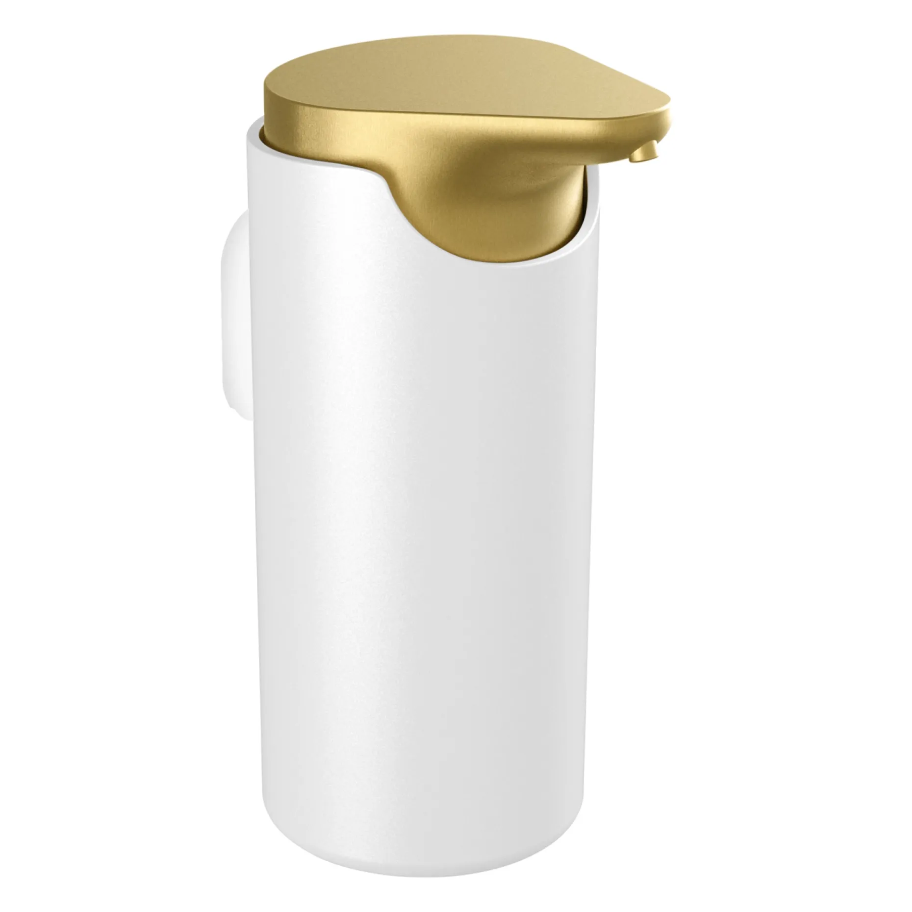 PRESSALIT STYLE SÆBEDISPENSER BØRSTET MESSING/HVID
