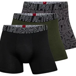 PROACTIVE . TIGHTS L SORT/GRÅ/GRØN