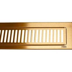 PURUS 900 MM RIB, MESSING AFLØBSRIST 92.50 X 900 MM