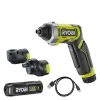 RYOBI RSD4-120TA2 SKRUEMASKINE AKKU MED BATTERI OG LADER