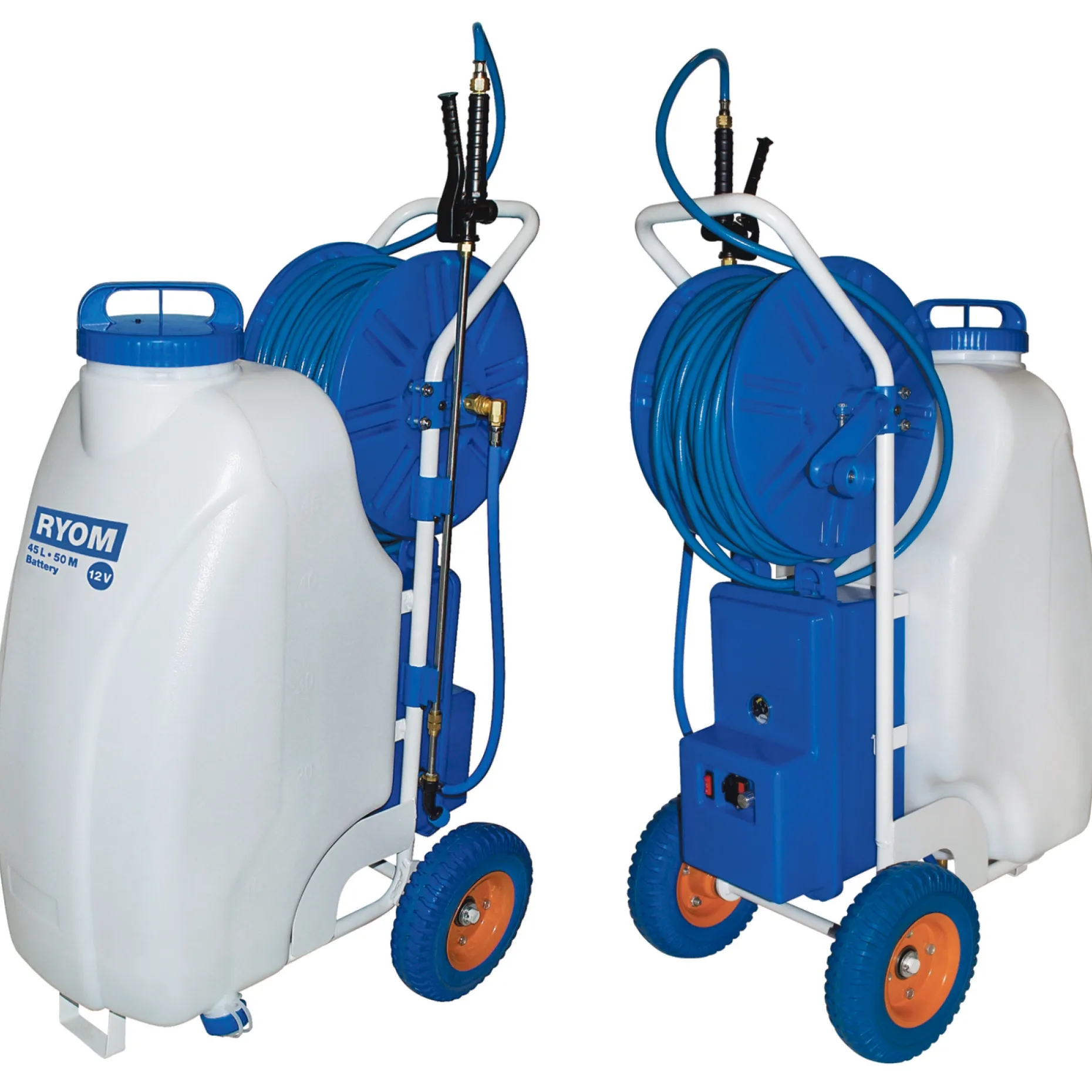 RYOM BATTERIDREVET TRYKSPRØJTE 12V - 45L