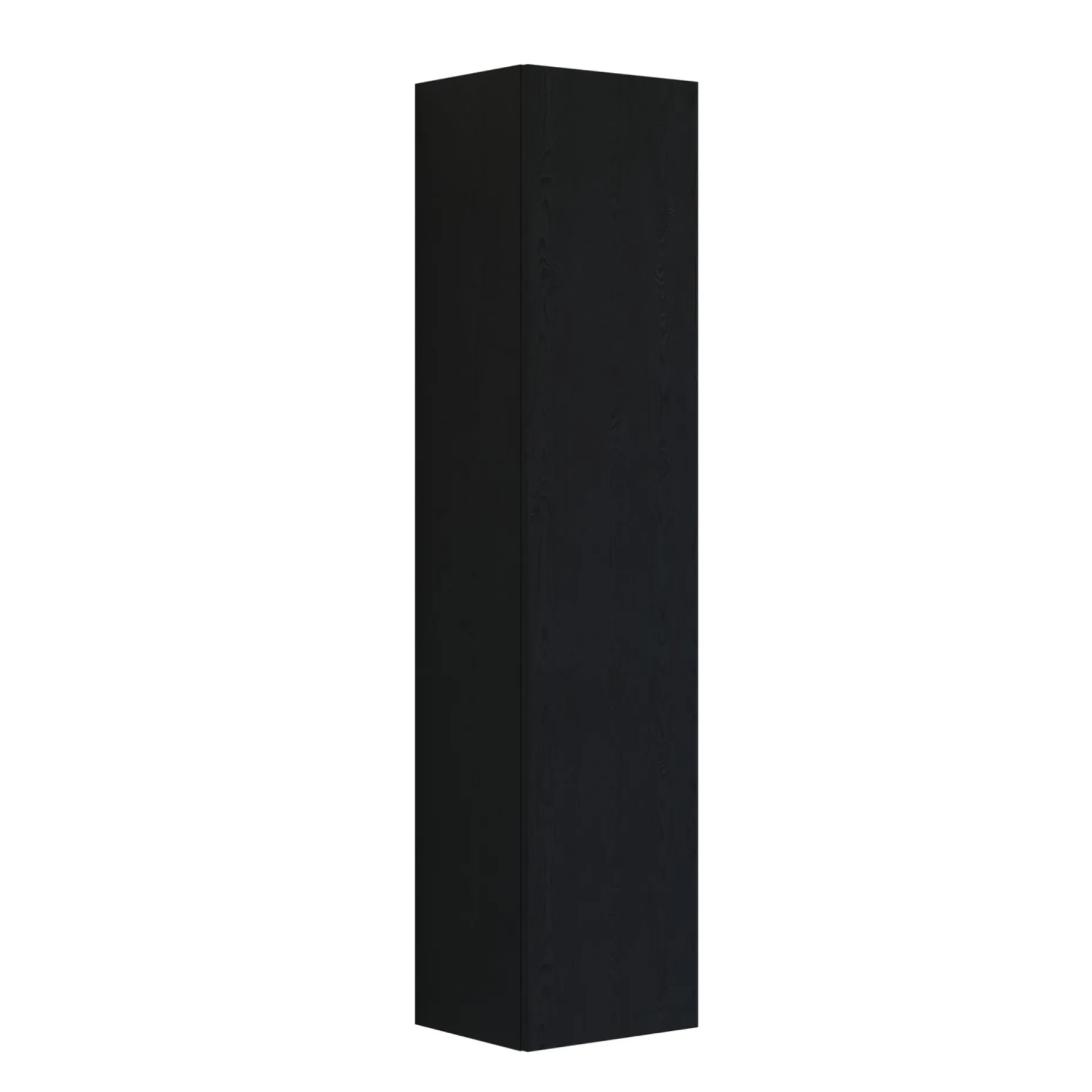SCANBAD DELTA HØJSKAB VENSTREHÆNGSLET SORT EG 40 X 176 CM
