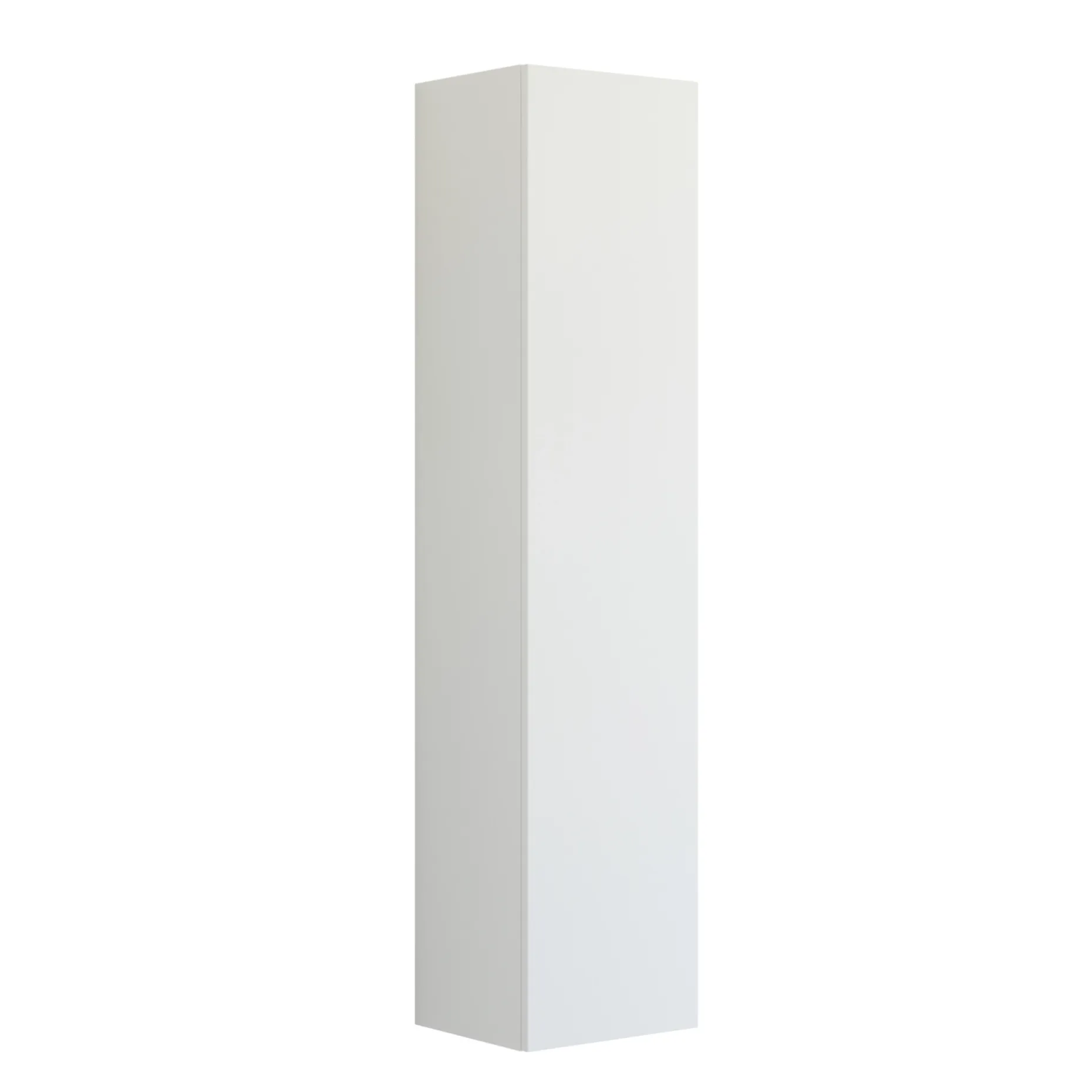 SCANBAD DELTA HØJSKAB VENSTREHÆNGSLET HVID MAT 40 X 176 CM