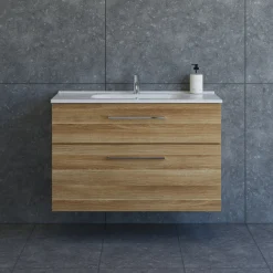 SCANBAD DELTA KARAT BADMØBEL VARM EG 2 SKUFFER 101 CM
