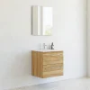 SCANBAD DINA INKL. SELECT SPEJL BADMØBEL VARM EG 2 SKUFFER 61 CM