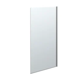 SCANBAD FLEXI MAT ALU PROFIL, 1 STK. FAST BRUSEVÆG KLAR GLAS 99 CM