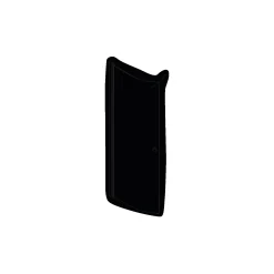 SCANBAD FLEXI MAT ALU PROFIL, 1 STK. BRUSEDØR 64 CM KLART GLAS