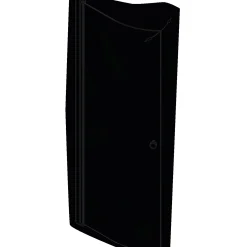 SCANBAD FLEXI MAT ALU PROFIL, 1 STK. BRUSEDØR 74 CM KLART GLAS