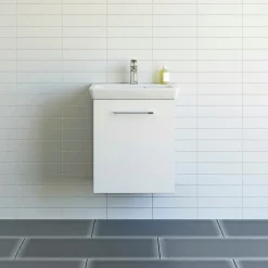 SCANBAD MULTO LOTTO BADMØBEL HVID MAT 1 LÅGE 55 CM