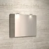 SCANBAD MULTO SPEJL M/ LYS MED LYSSTYRING 120 X 80 CM