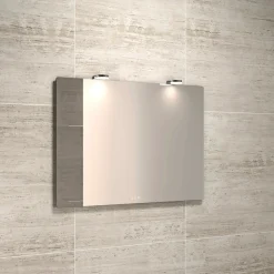 SCANBAD MULTO SPEJL M/ LYS MED LYSSTYRING 120 X 80 CM