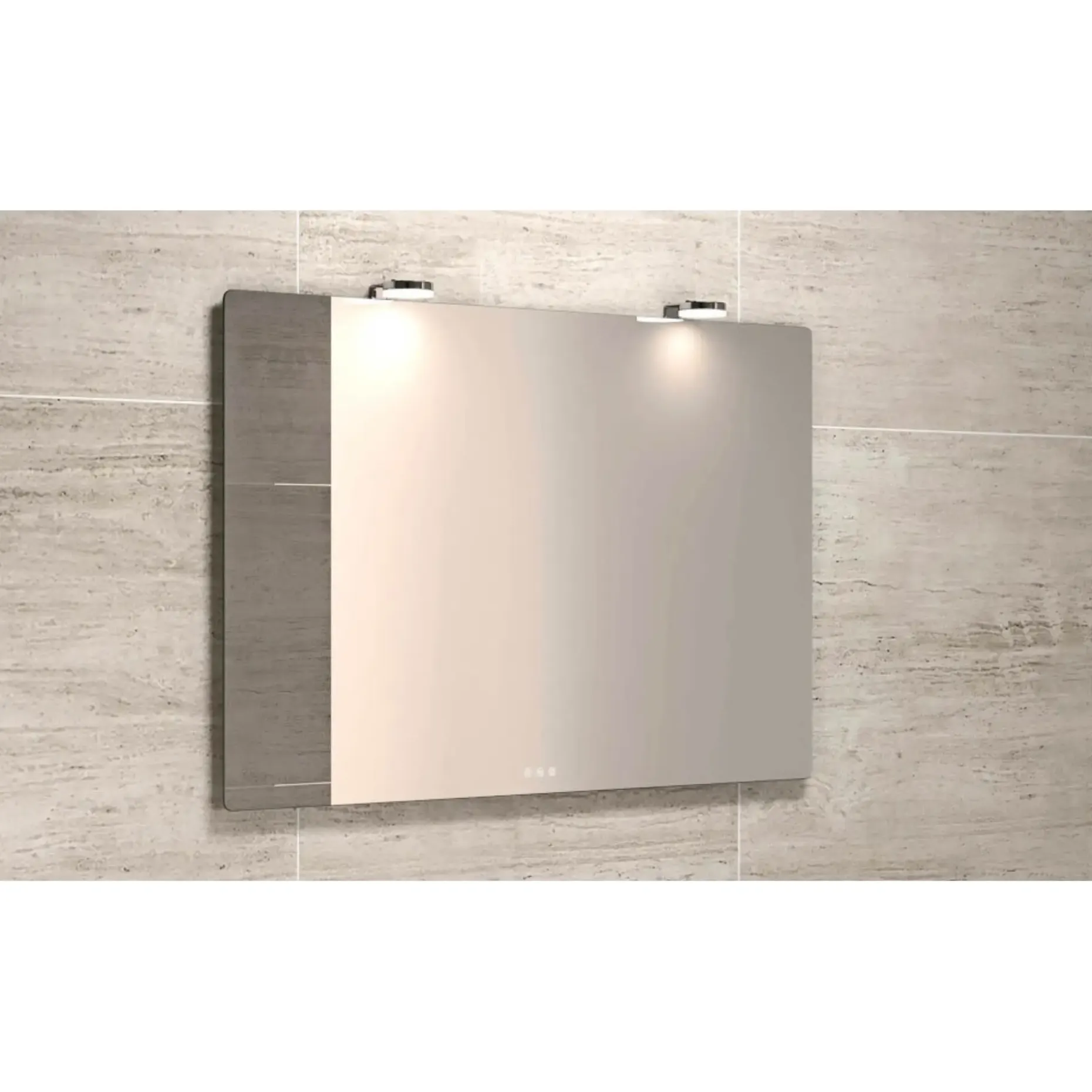 SCANBAD MULTO SPEJL M/ LYS MED LYSSTYRING 120 X 80 CM