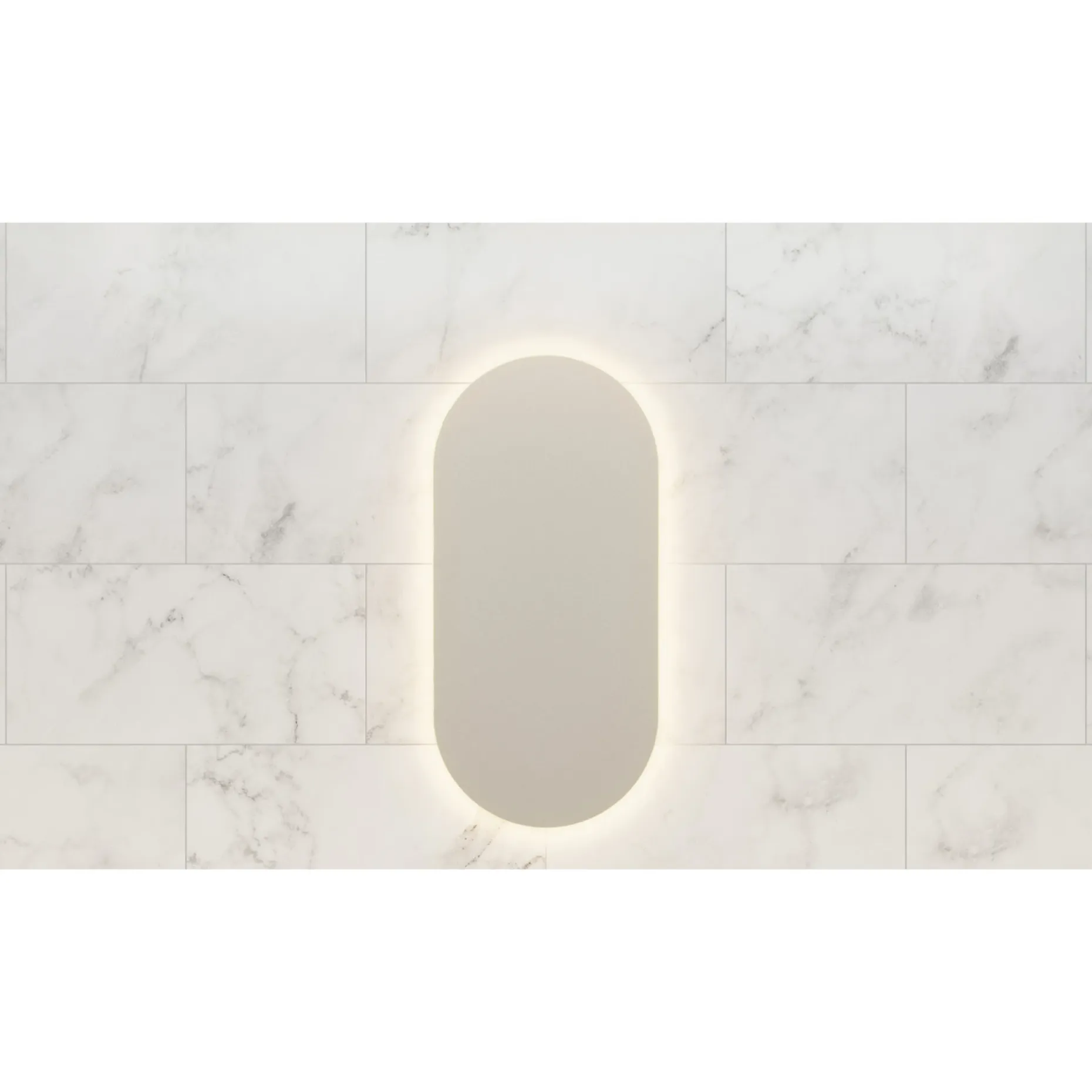 SCANBAD MULTO+ SPEJL MED LED-LYS 50 X 105 CM.