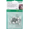 SCHNEIDER ELECTRIC THORSMAN RUND Ø7-10 MM HVID 10 STK LEDNINGCLIPS