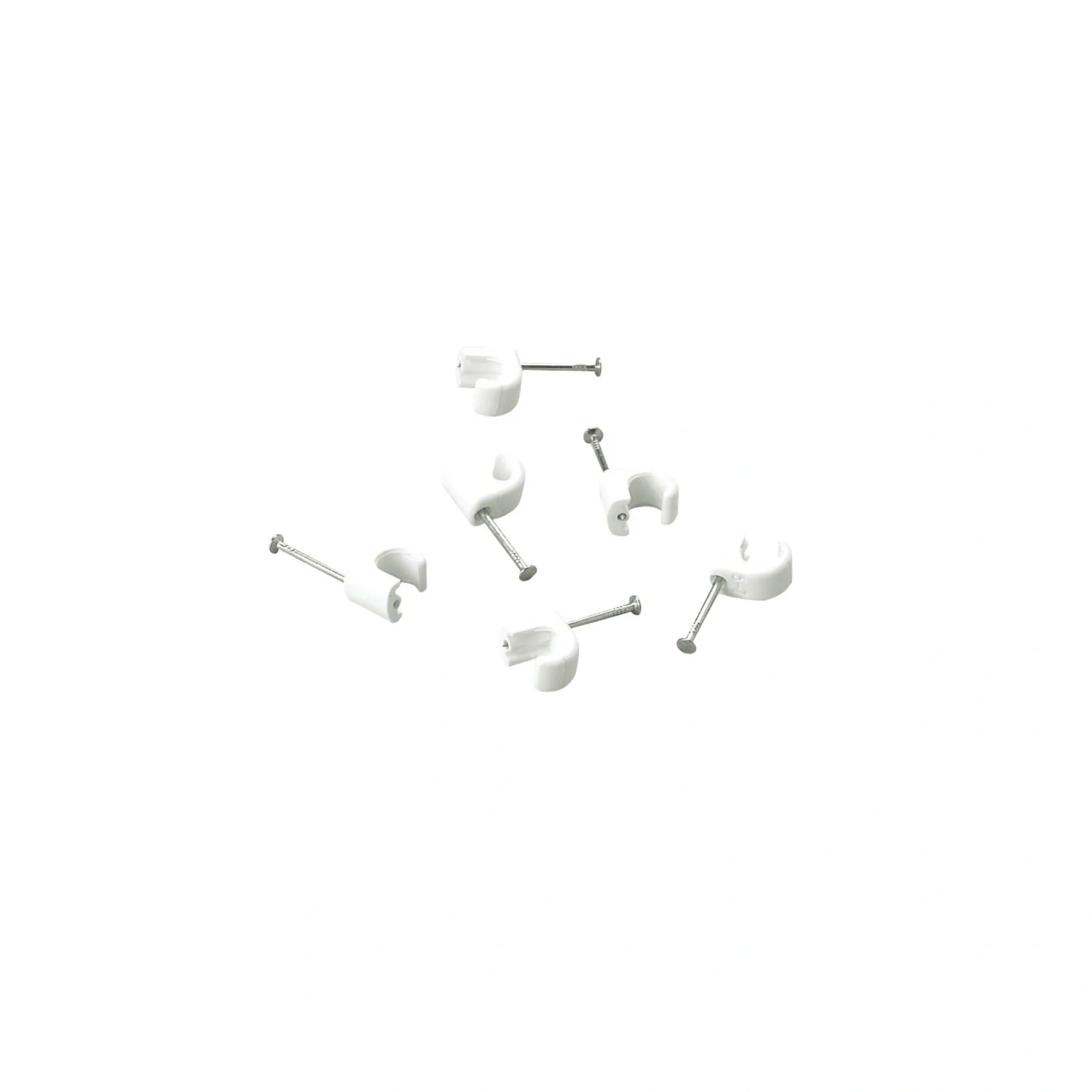 SCHNEIDER ELECTRIC THORSMAN RUND Ø5-7 HVID 100 STK LEDNINGCLIPS